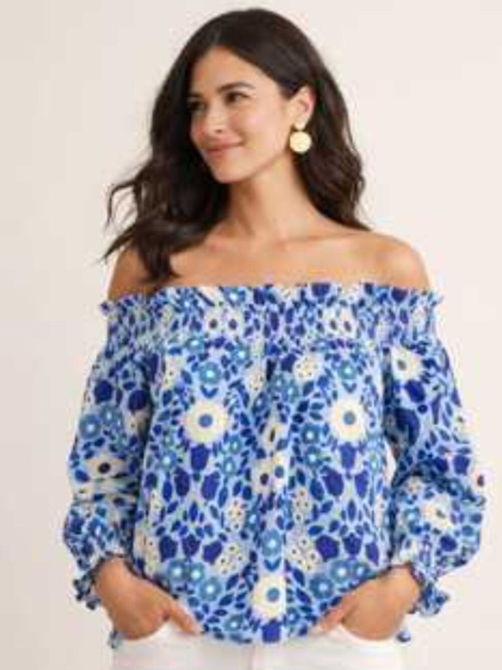 Tuckernuck ruffle blouse coastal resort preppy timeless feminine grandmillenial